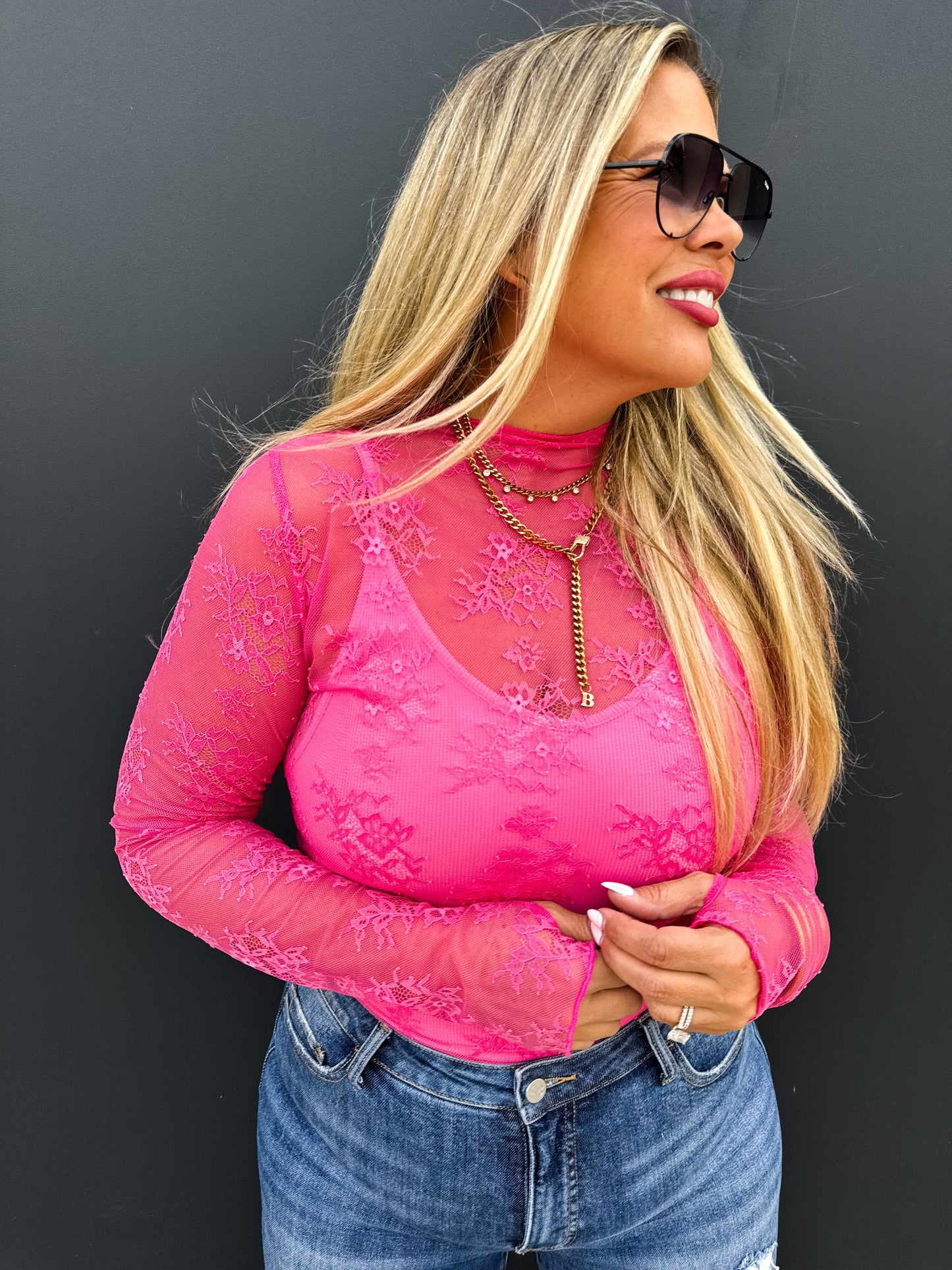 PREORDER: Valentine Roxy Lace Top in Five Colors