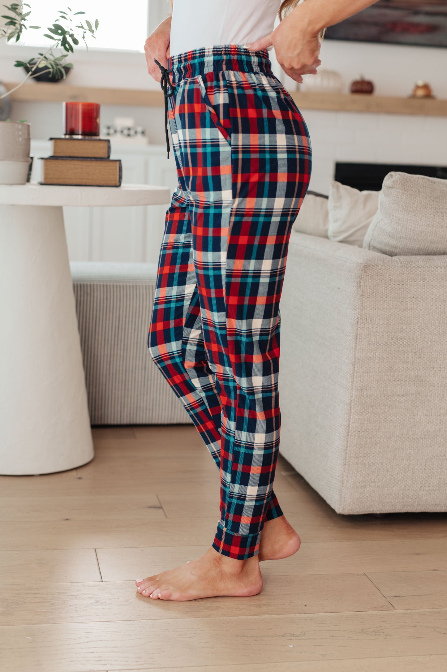 Your New Favorite Joggers in Multi Color Plaid